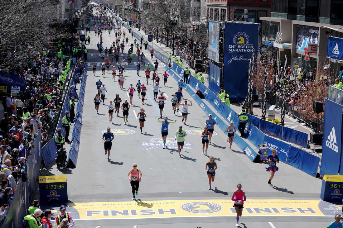 Runners can identify as nonbinary in the Boston and London marathons : NPR