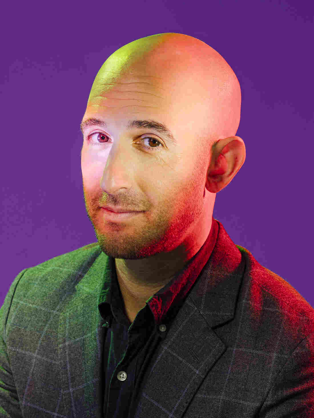 Greg Rosalsky, photographed for NPR, 2 August 2022, in New York, NY. Photo by Mamadi Doumbouya for NPR.