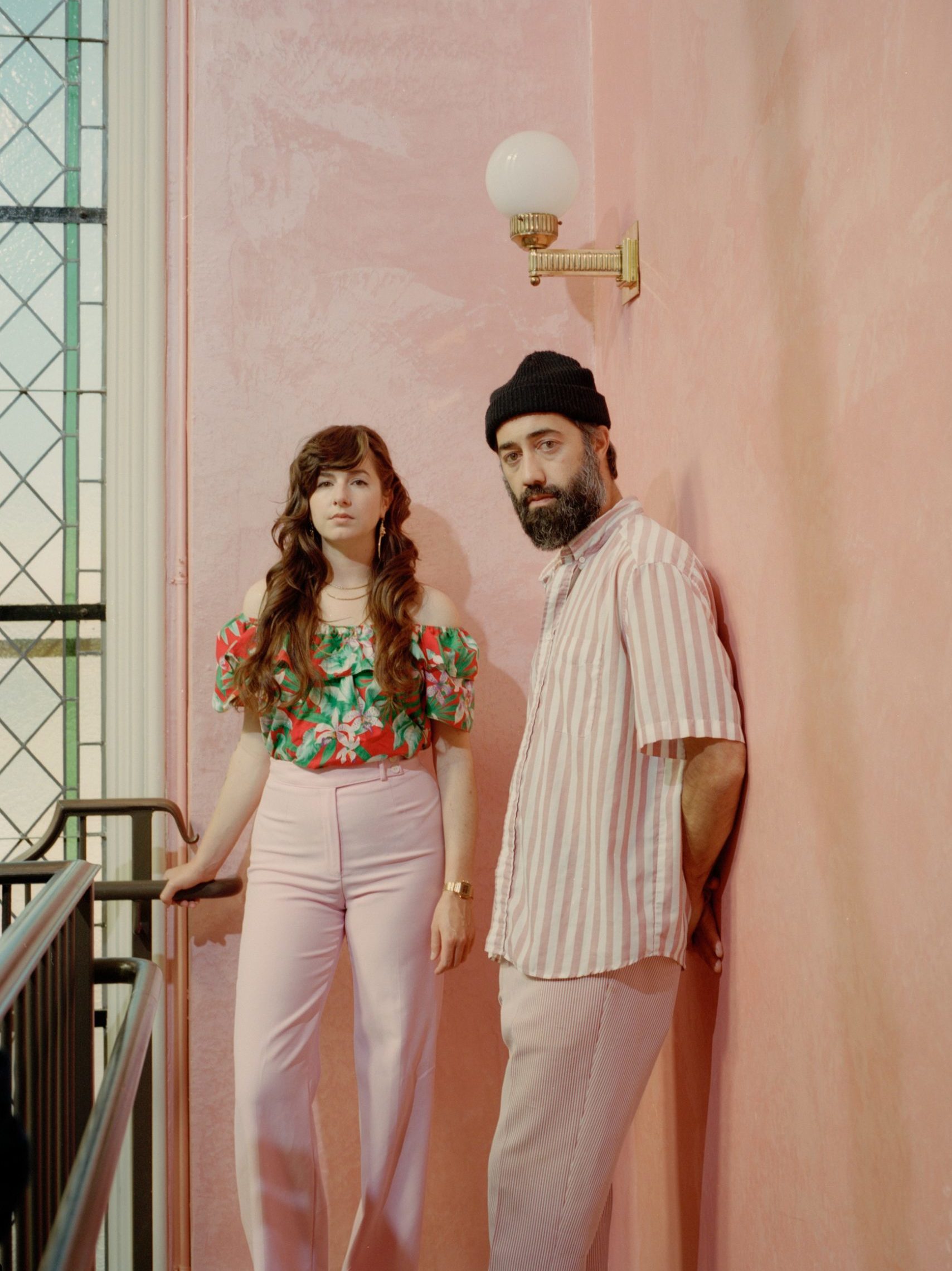 Brijean Murphy with her bandmate in Brijean, Doug Stuart.