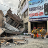 Strong Taiwan earthquake traps people and derails a train