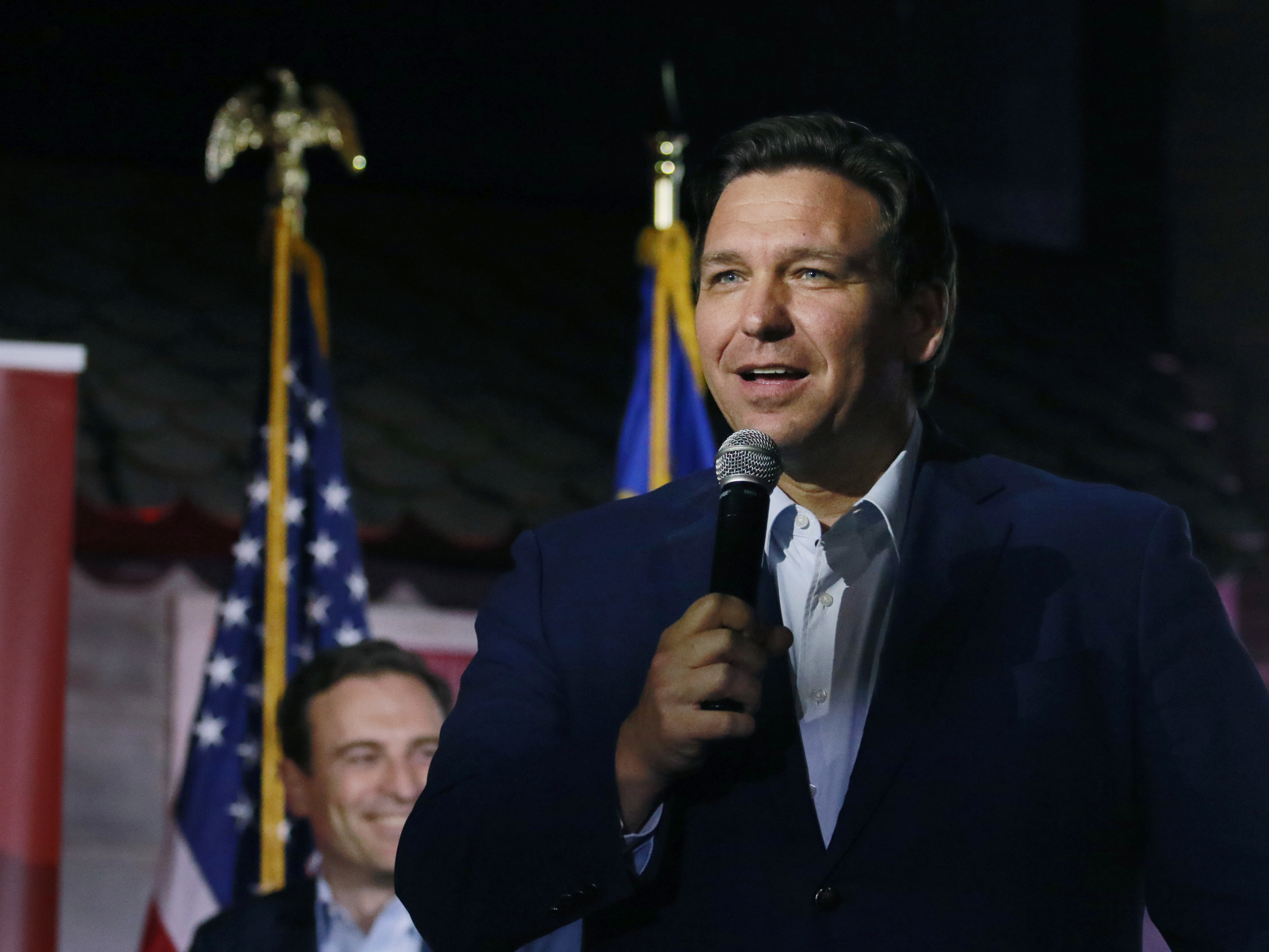 Florida Gov. Ron DeSantis is being sued on behalf of migrants who were flown to Martha's Vineyard last Wednesday without warning. (Getty Images)
