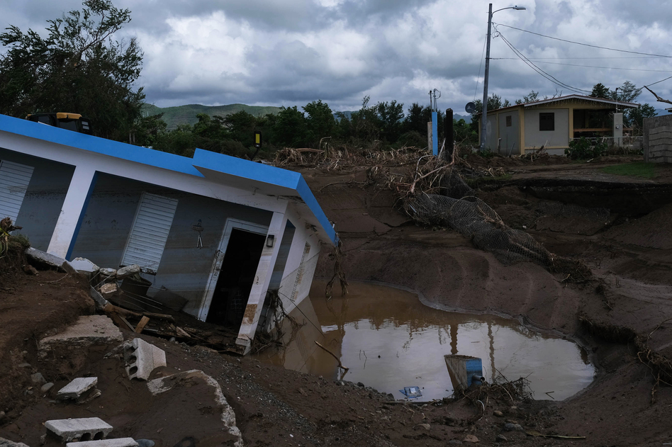 The coastal communities of Salinas near the Rio Nigua experienced massive flooding during Hurricane Fiona.