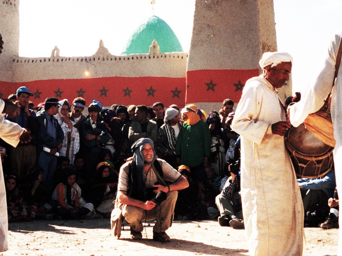 He spent decades recording soundscapes. Now they're going to the Library of Congress 3 Metzner pictured recording Sufi musicians in Morocco.