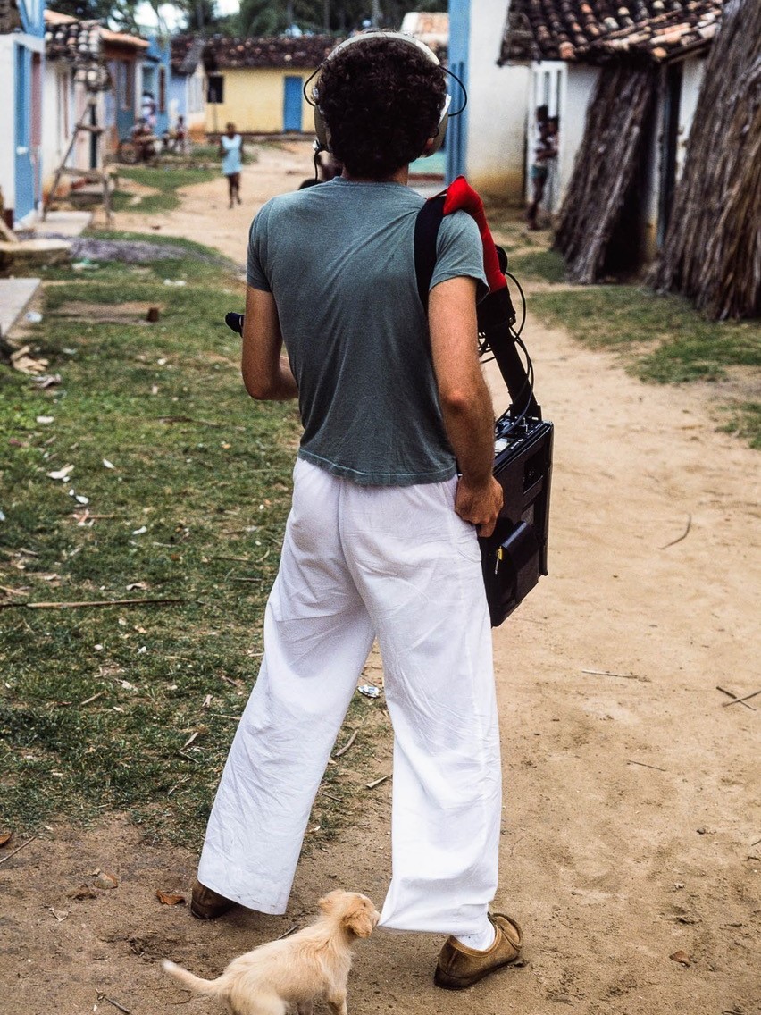 He spent decades recording soundscapes. Now they're going to the Library of Congress 1 Metzner at work in Bahia, Brazil, in 1975.