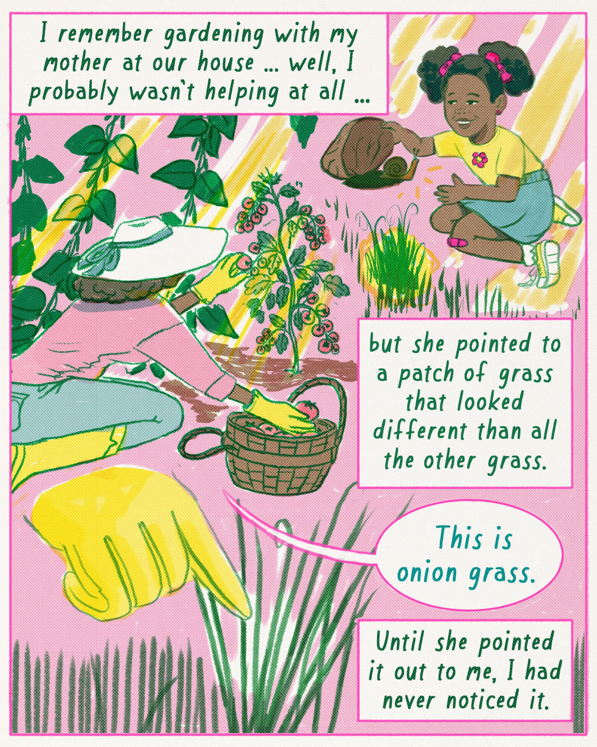 COMIC: How foraging restored my relationship with food 2 LAJohnson Foraging comic finalPage3 custom 3880562d5af9d79fc6f5d0264e3da68f3b3cb48a