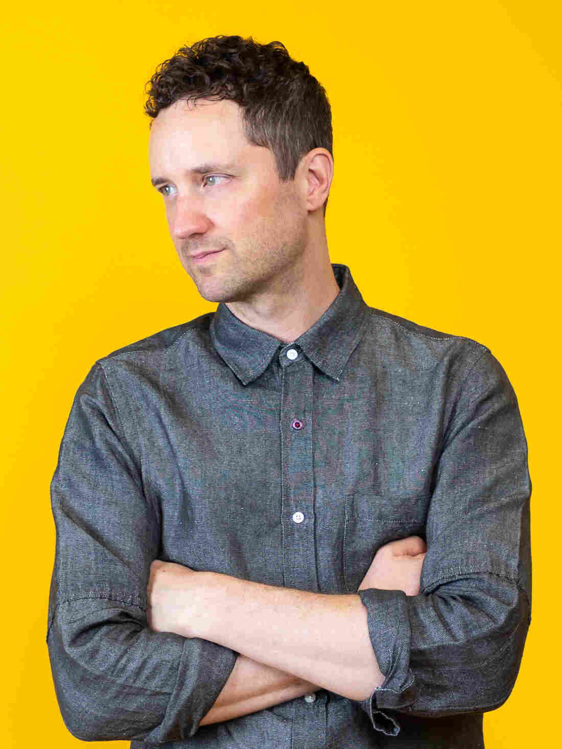 Aaron Scott, photographed for NPR, 6 June 2022, in Washington DC. Photo by Farrah Skeiky for NPR.