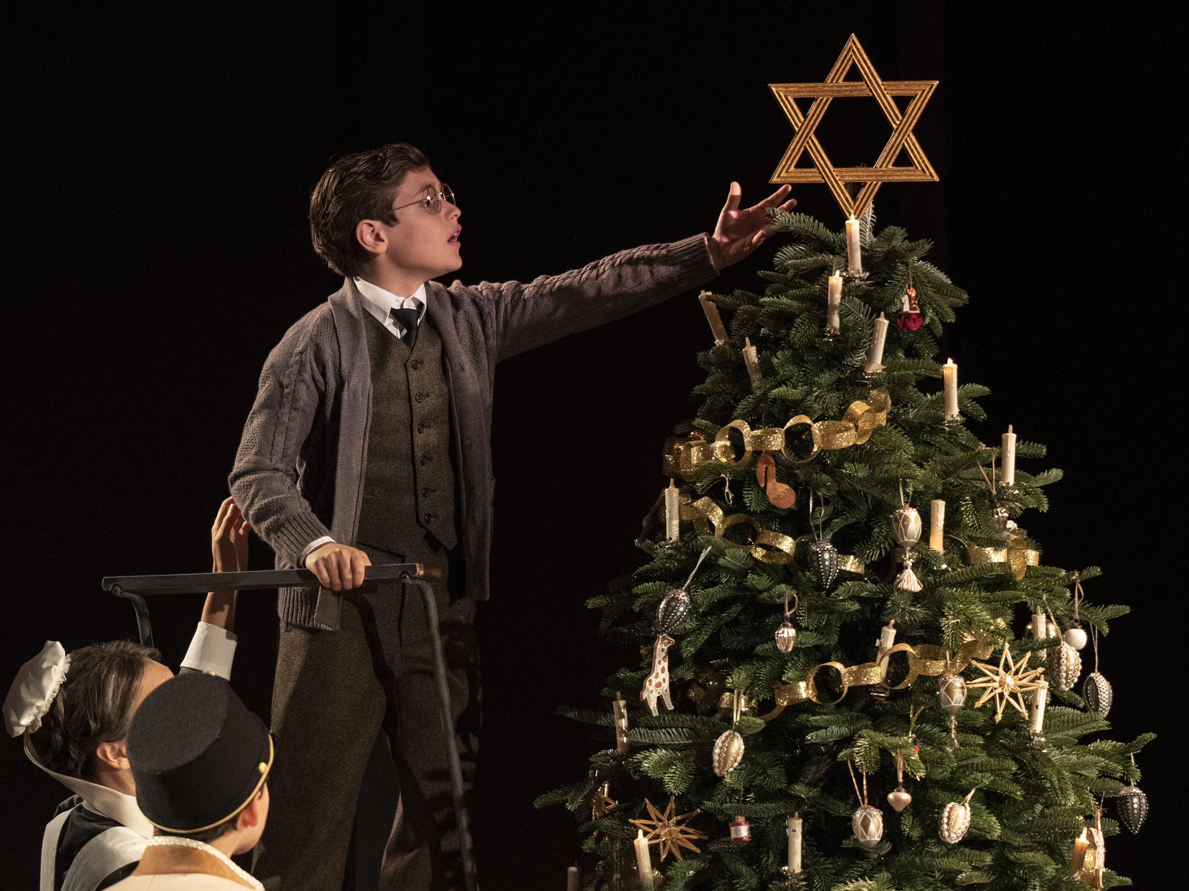 Playwright Tom Stoppard was in his 50s when he learned of his Jewish heritage. Almost 20 years after that discovery, he engages with with his family history and identity in the play <em>Leopoldstadt</em>. (Joan Marcus)