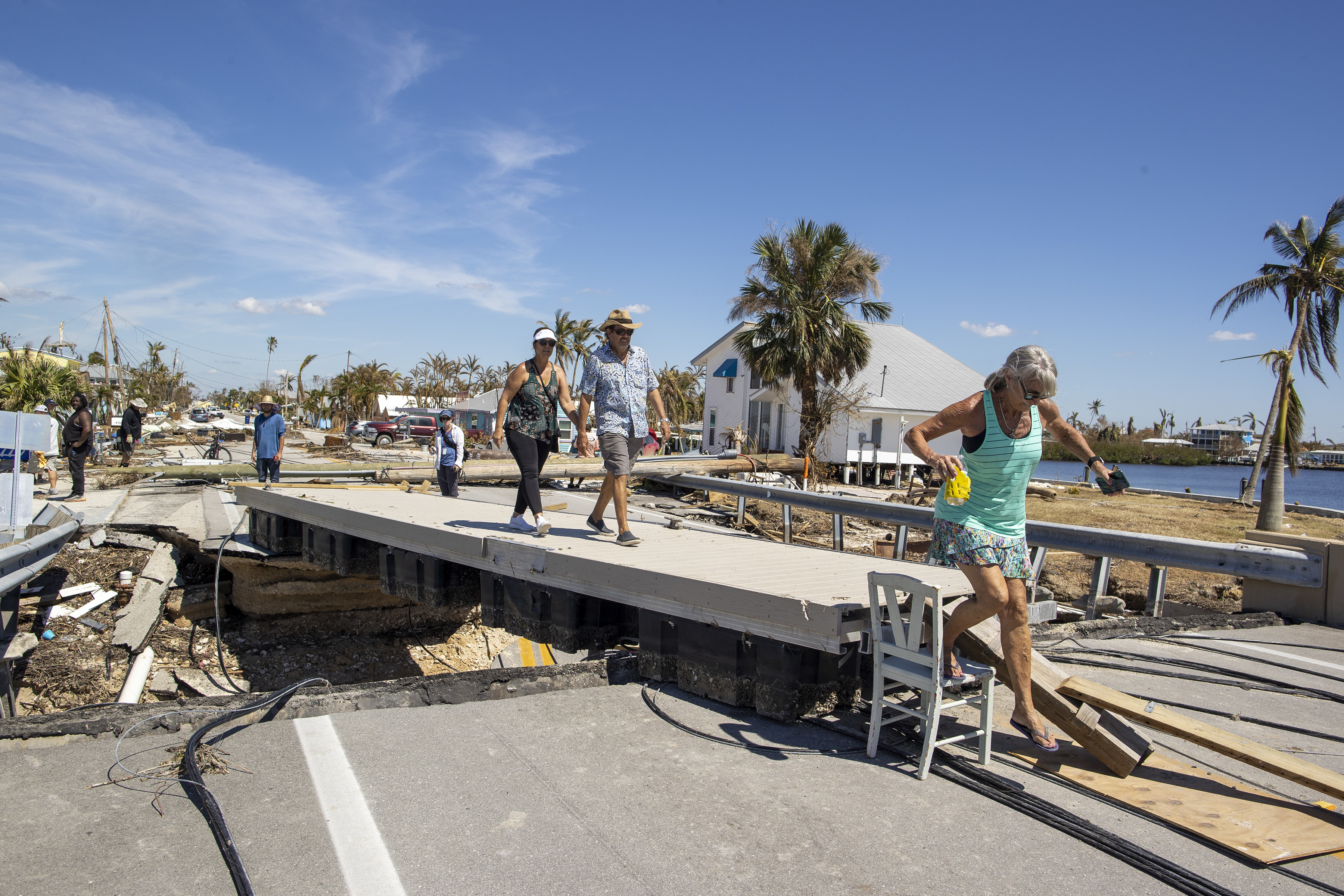 Ian cut off residents of Florida's Pine Island. They are just now
