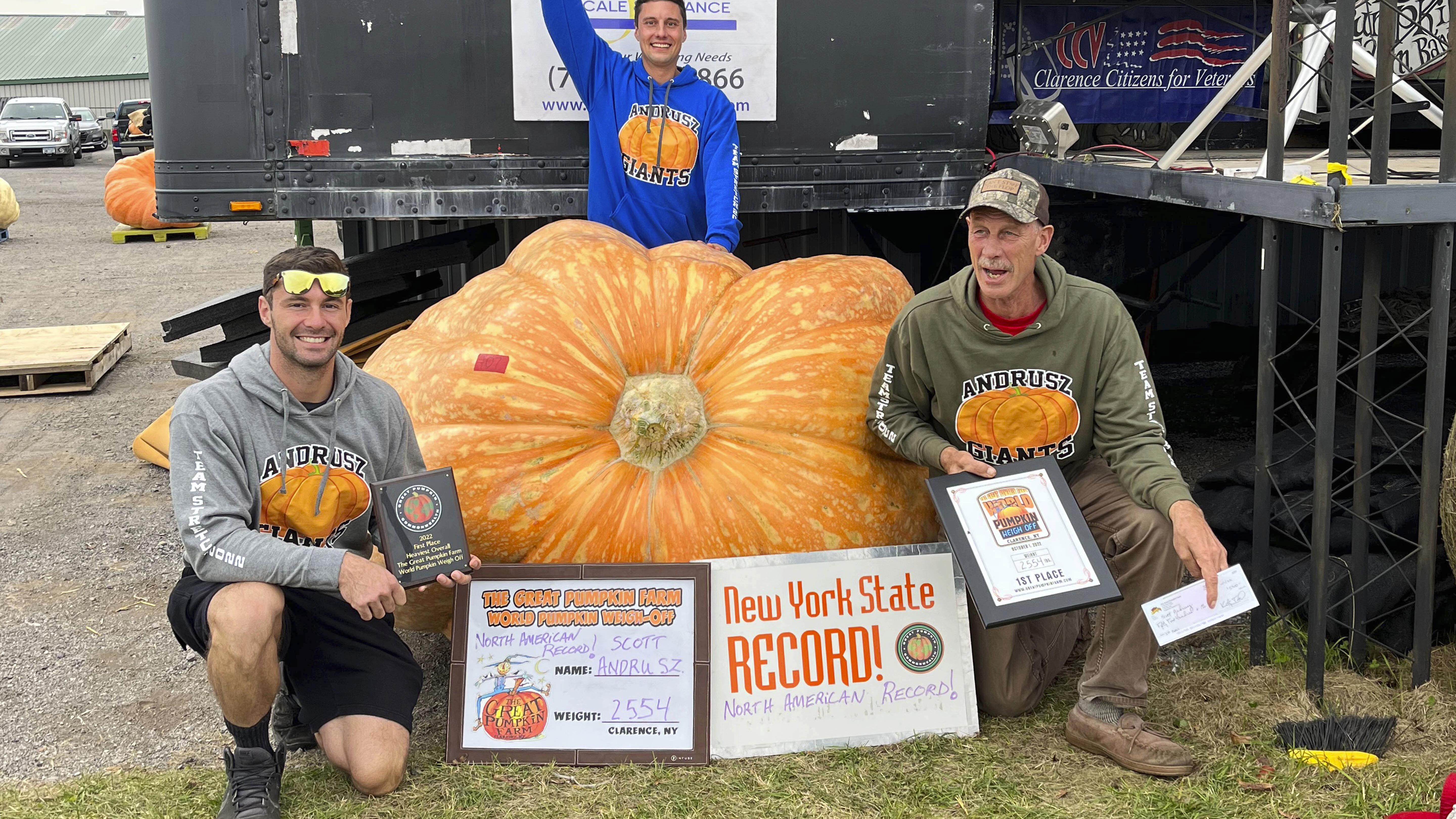 This is the heaviest pumpkin grown in the U.S. &mdash; ever!