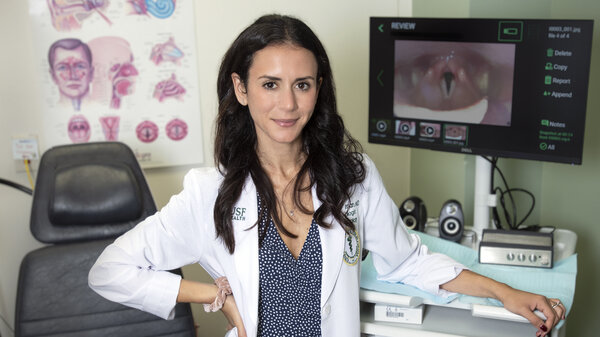 Yael Bensoussan, MD, is part of the USF Health's department of Otolaryngology - Head & Neck Surgery. She's leading an effort to collect voice data that can be used to diagnose illnesses.