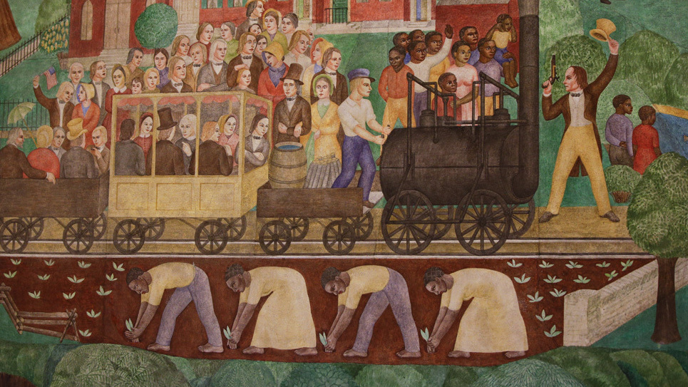 Murals can depict traumatic history — schools must decide what stays on