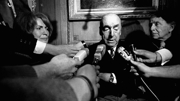 Pablo Neruda, then serving as Chile