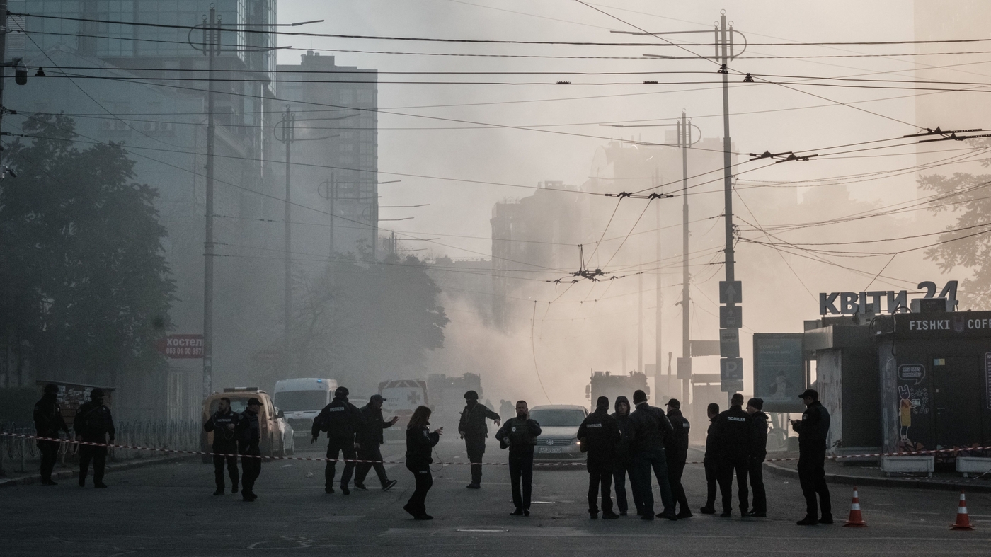 Russian drones strike Kyiv, killing at least 4 people : The Picture ...
