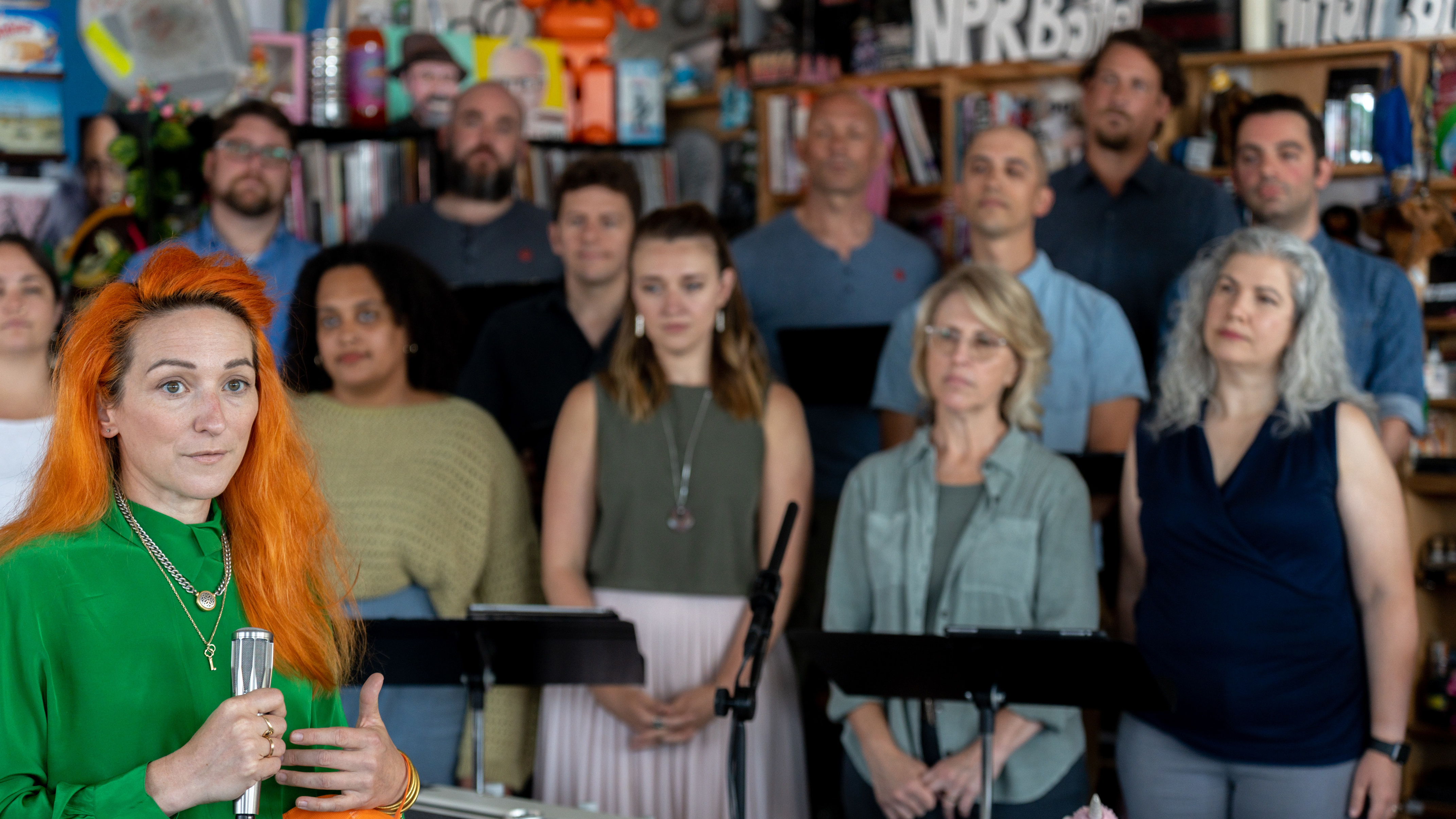 The Crossing perform a Tiny Desk concert. (NPR)