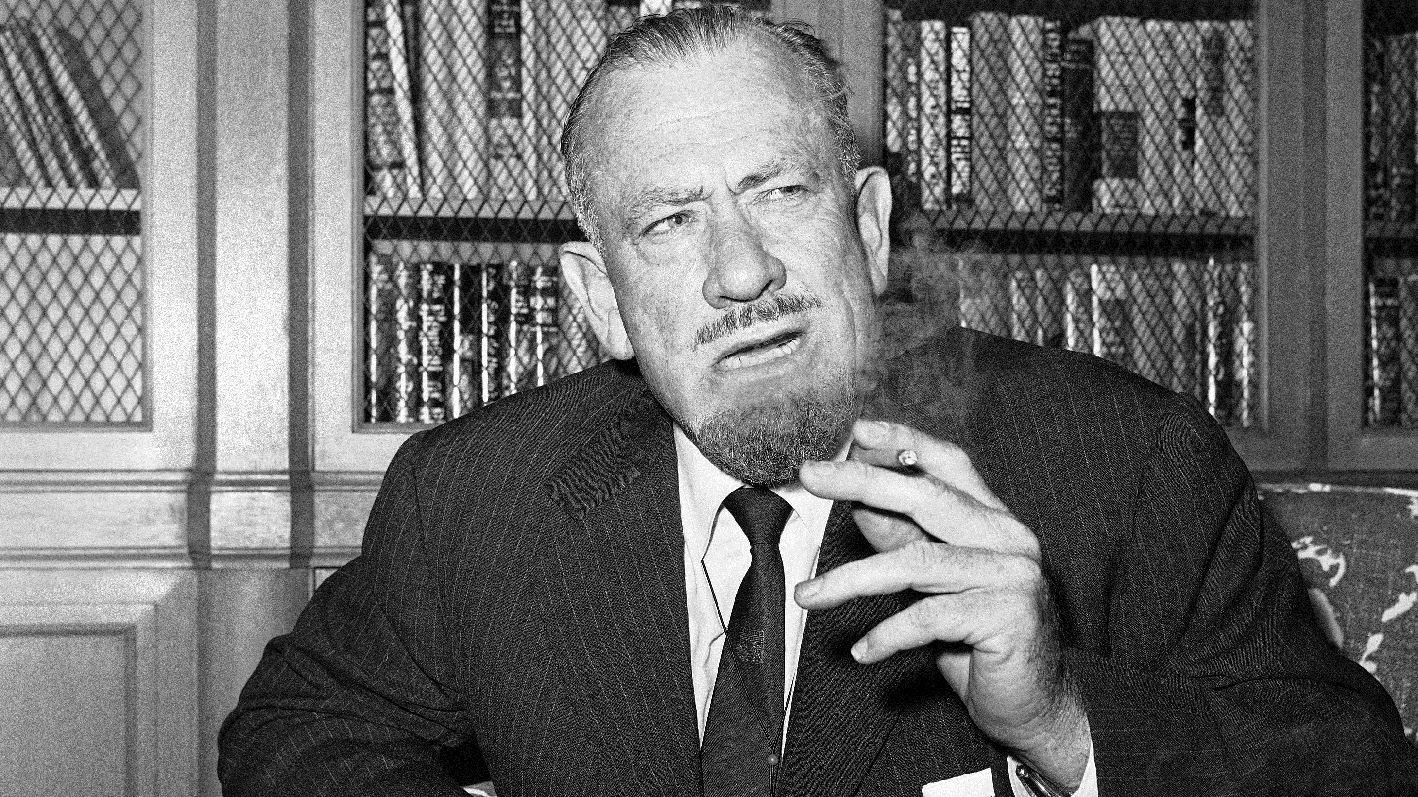 An unearthed John Steinbeck column probes the strength of U.S. democracy