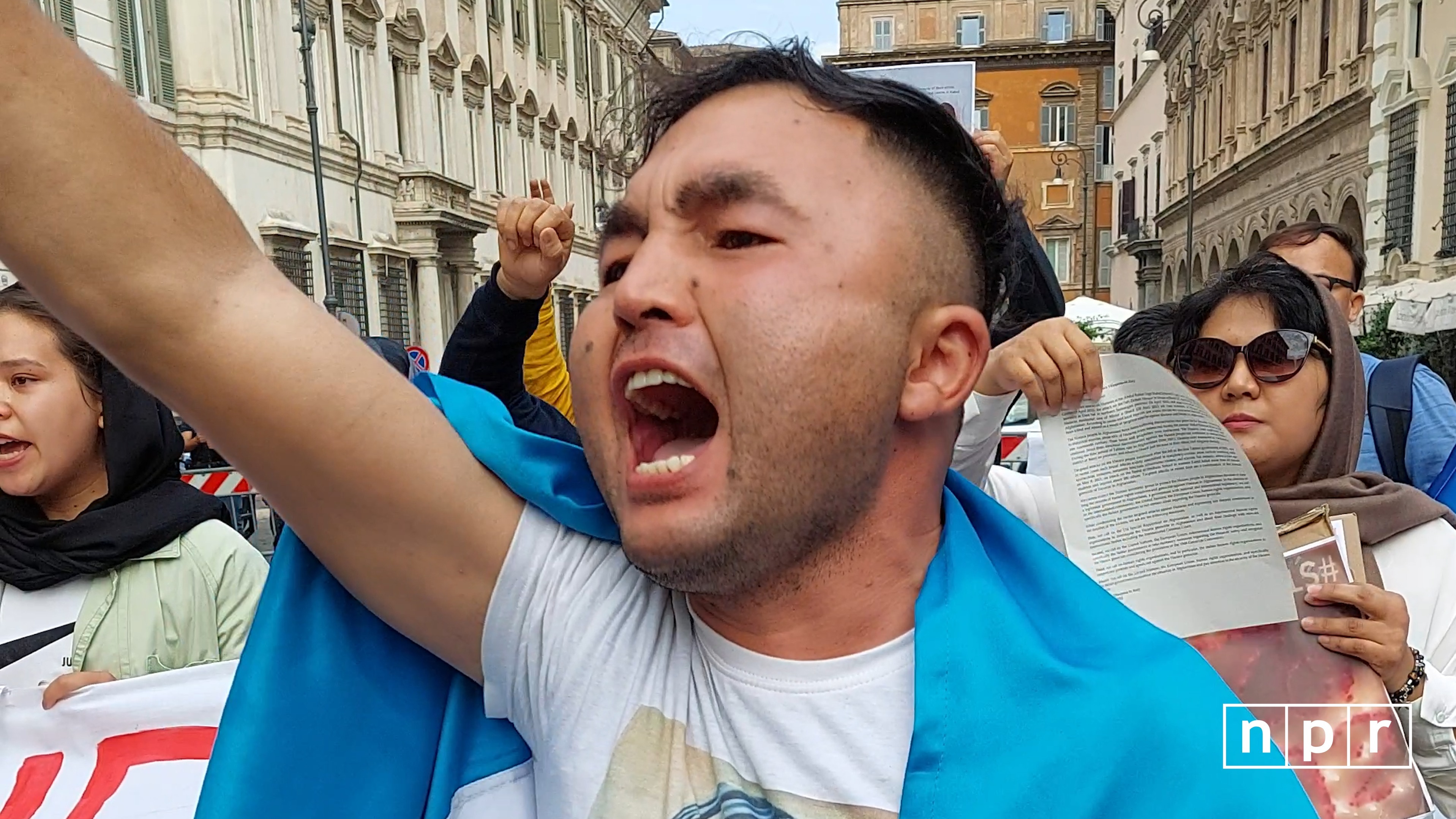 'I was their teacher': A chance encounter as Afghans protest after a suicide bombing