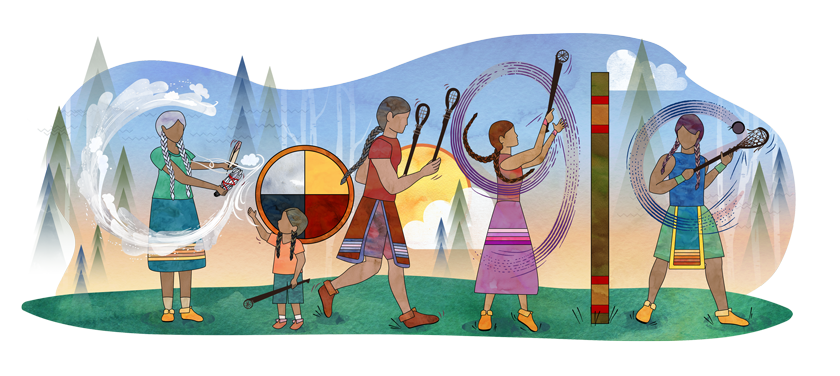 St. Paul artist is behind Google doodle of Indigenous stickball game