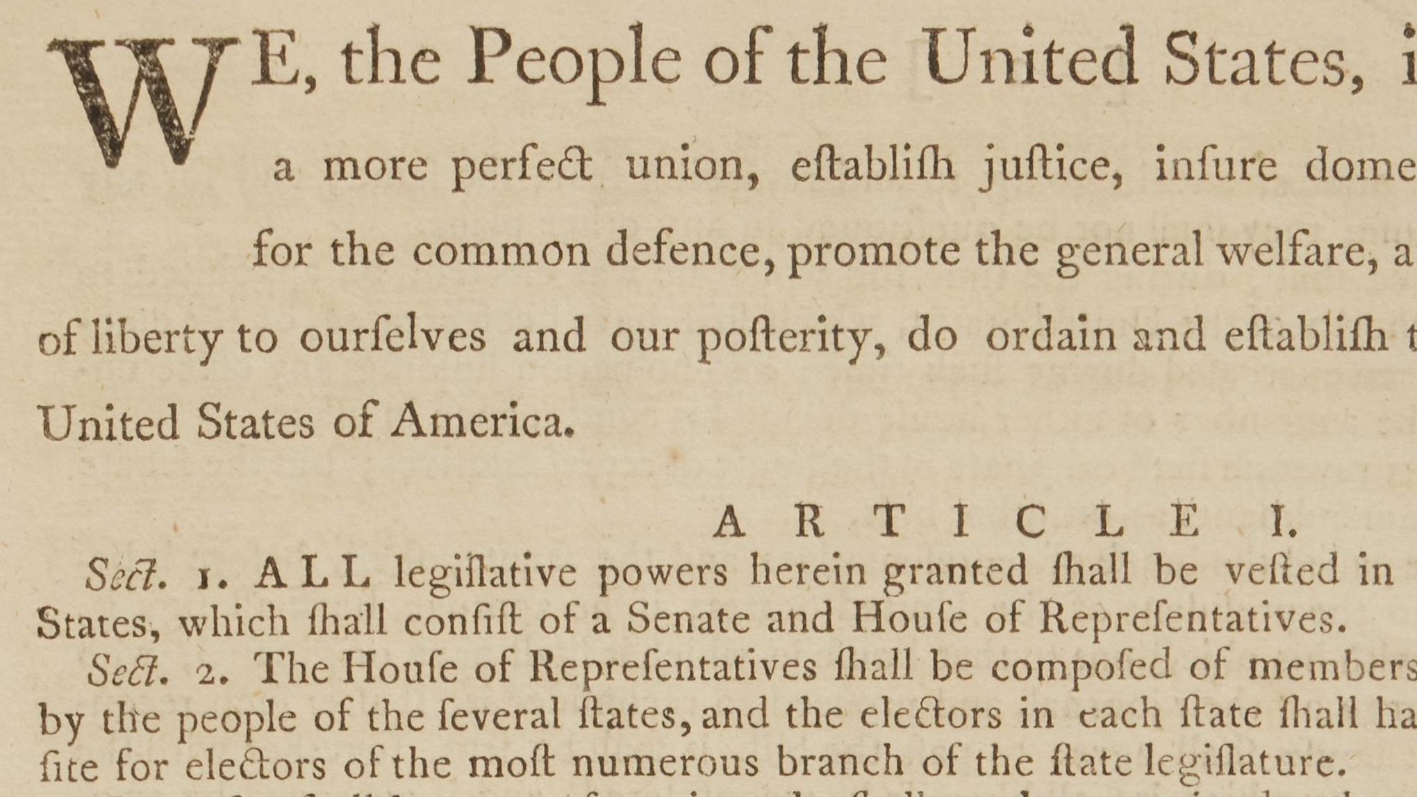A rare copy of the u s constitution is going up for auction npr