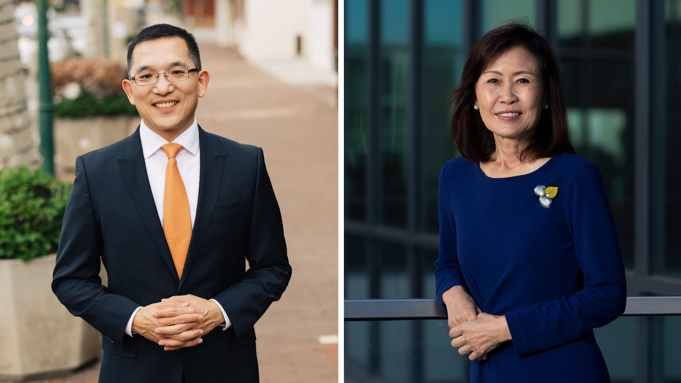 The CA45 congressional race between Jay Chen and Michelle Steel is