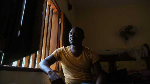 Mamadou Niang at his home in Gandiol, Senegal, on Oct. 6. Mamadou