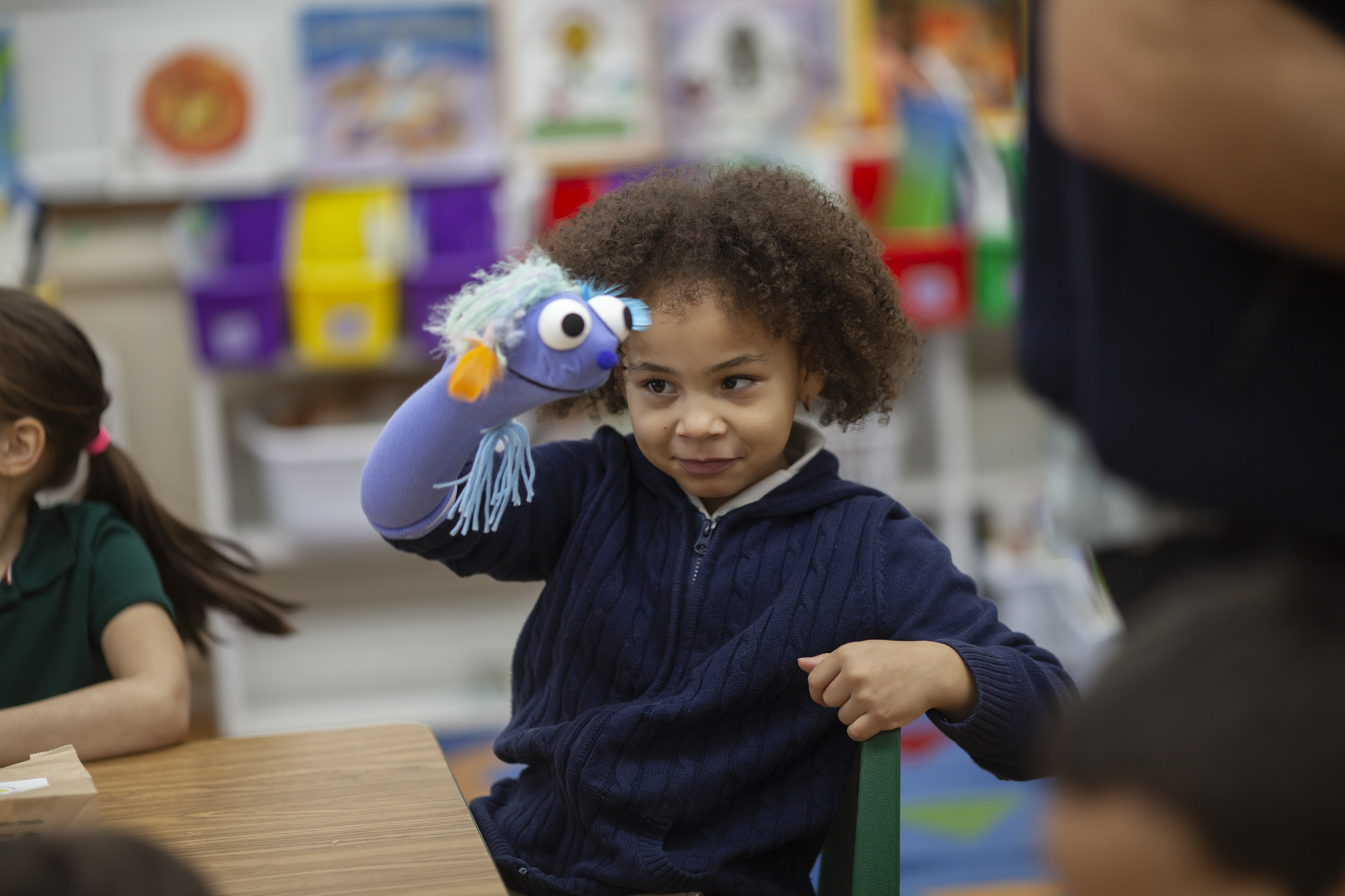 A new school program uses puppets to help students manage their