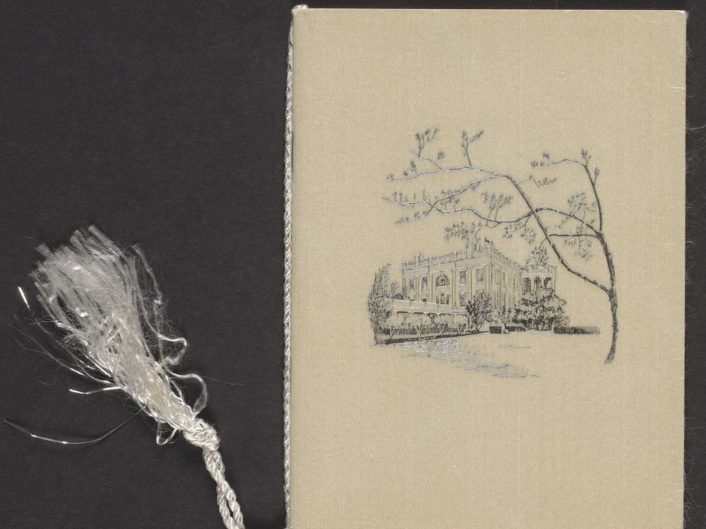 This is the front cover of a program for the wedding of Tricia Nixon and Edward Cox.