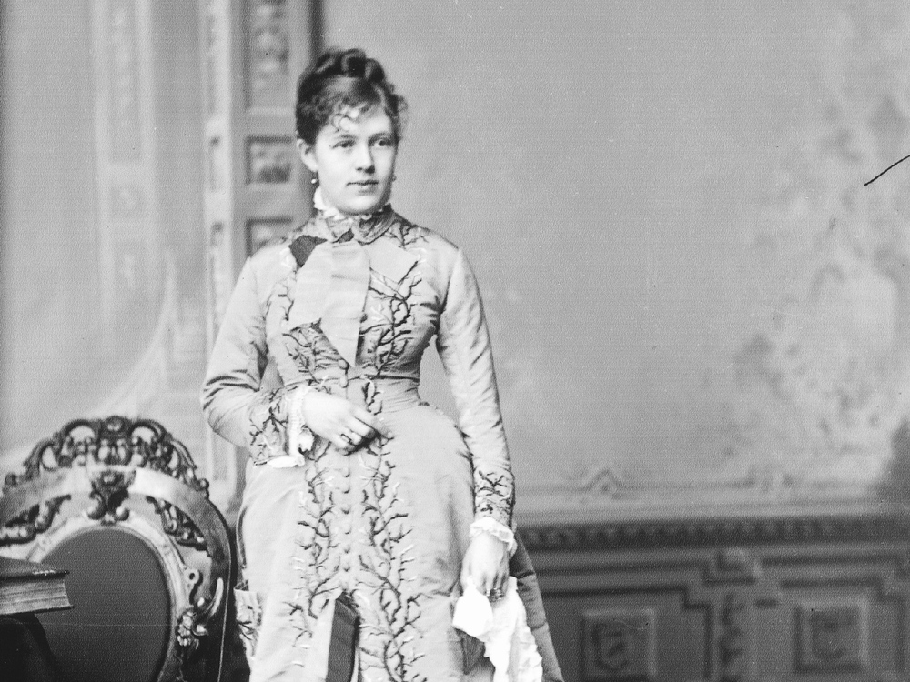 Photograph of Ellen Wrenshall Grant, more commonly known as Nellie, the daughter of President Ulysses S. Grant.