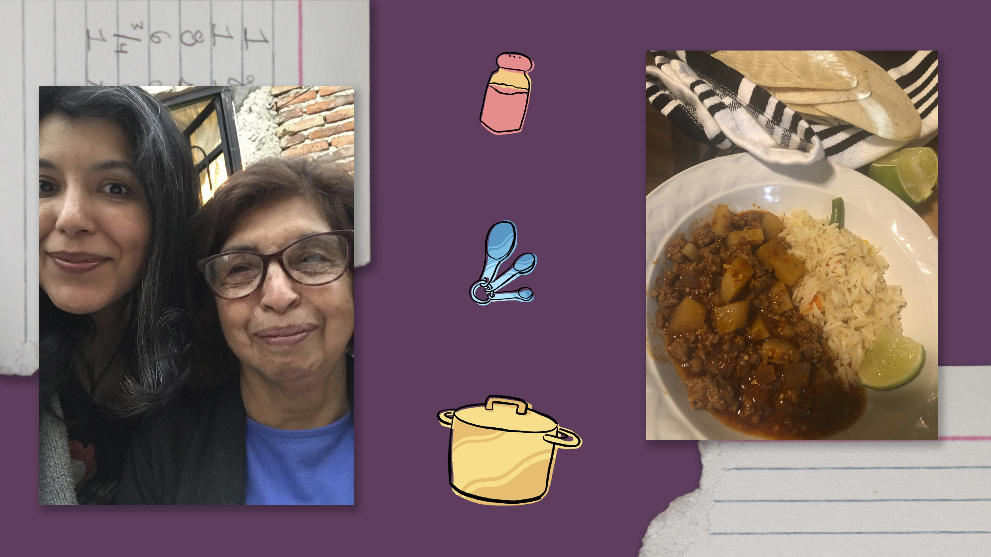 She loved Mom's picadillo but never got the recipe. TikTok moved her to get creative