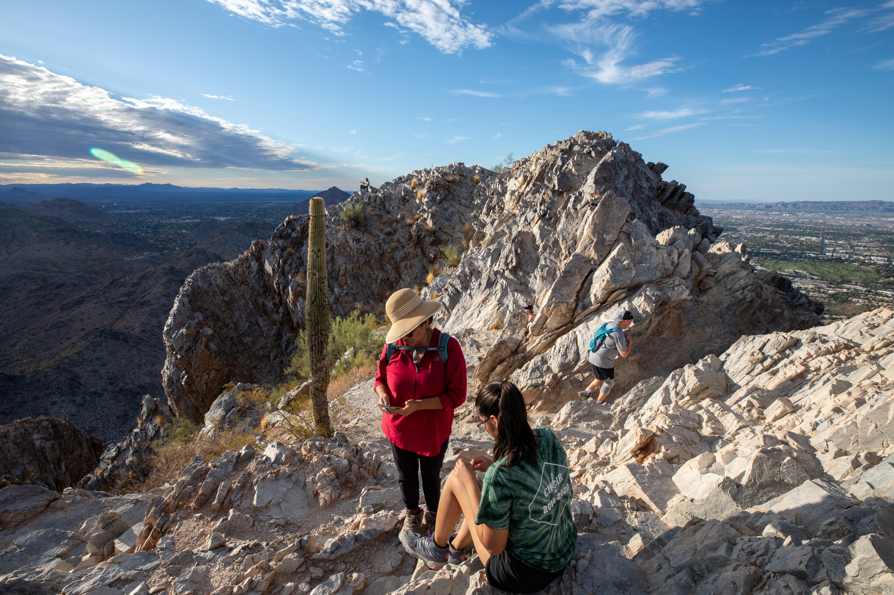 Some mountain trails in the city of Phoenix are open before sunrise and after sunset to encourage hikers to avoid the heat of the midday. A large body of scientific research shows that climate change is making heat waves more severe. Communicating about that climate connection while a heat wave is still underway can affect peoples' attitudes about climate change more broadly. (NPR)