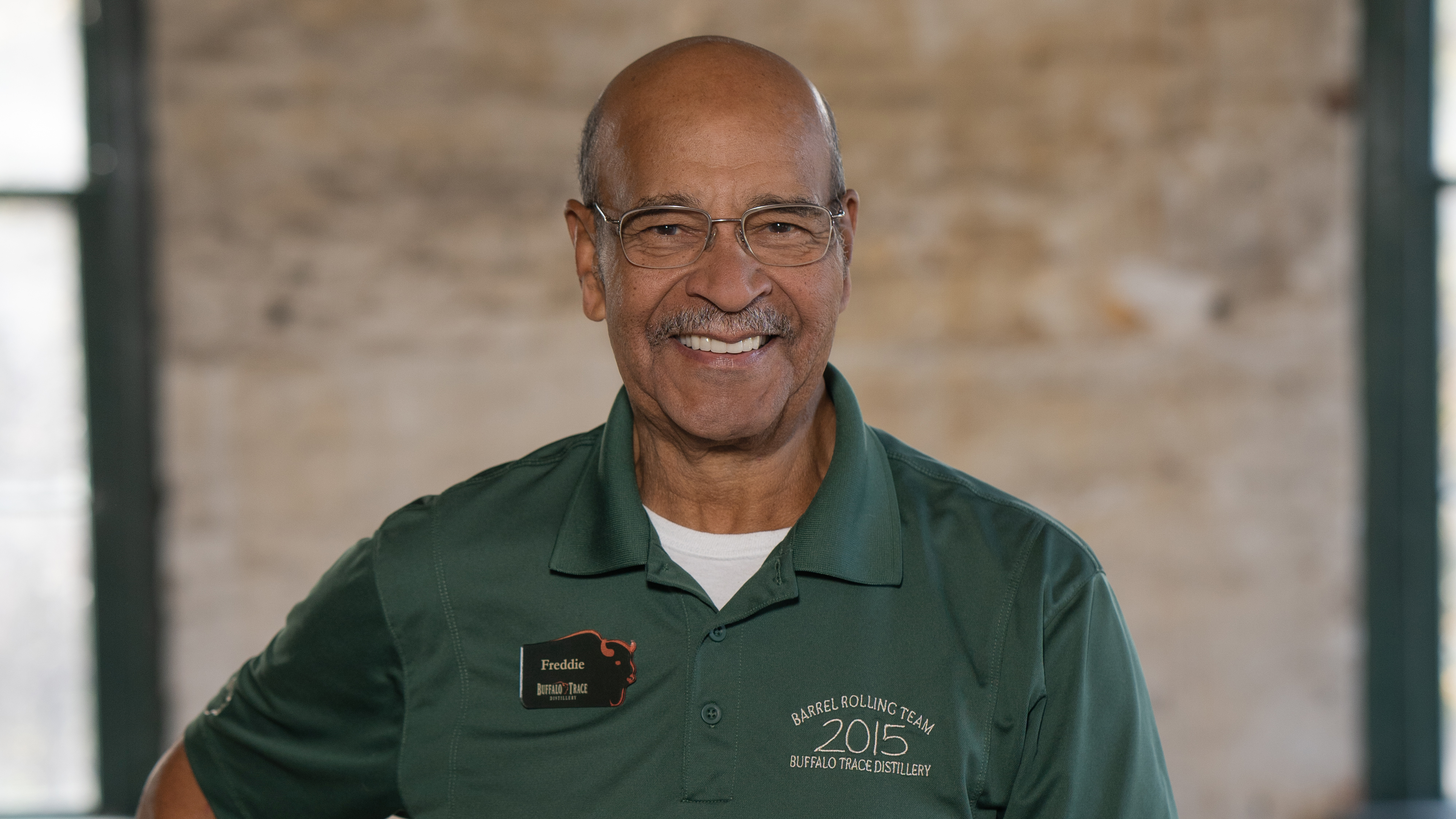 Freddie Johnson at the Buffalo Trace Distillery in Louisville, KY