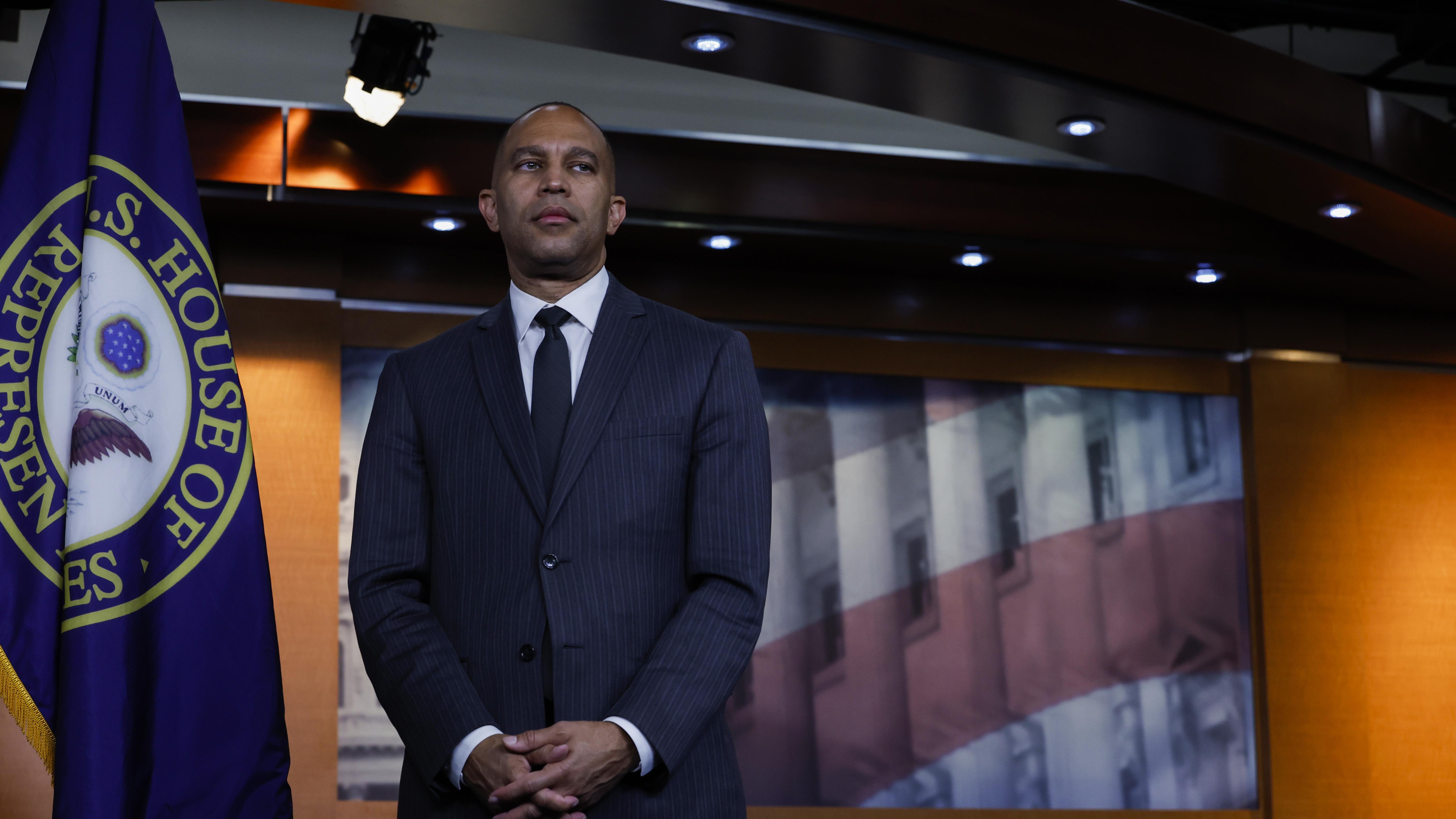 Rep. Hakeem Jeffries, D-N.Y., ran unopposed for the position of House Democratic leader. He replaces Rep. Nancy Pelosi, D-Calif., who announced she would not run for the top leadership post after Democrats lost control of the House in the midterms.