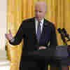 Biden says U.S., France will stand against Russia's brutality in Ukraine