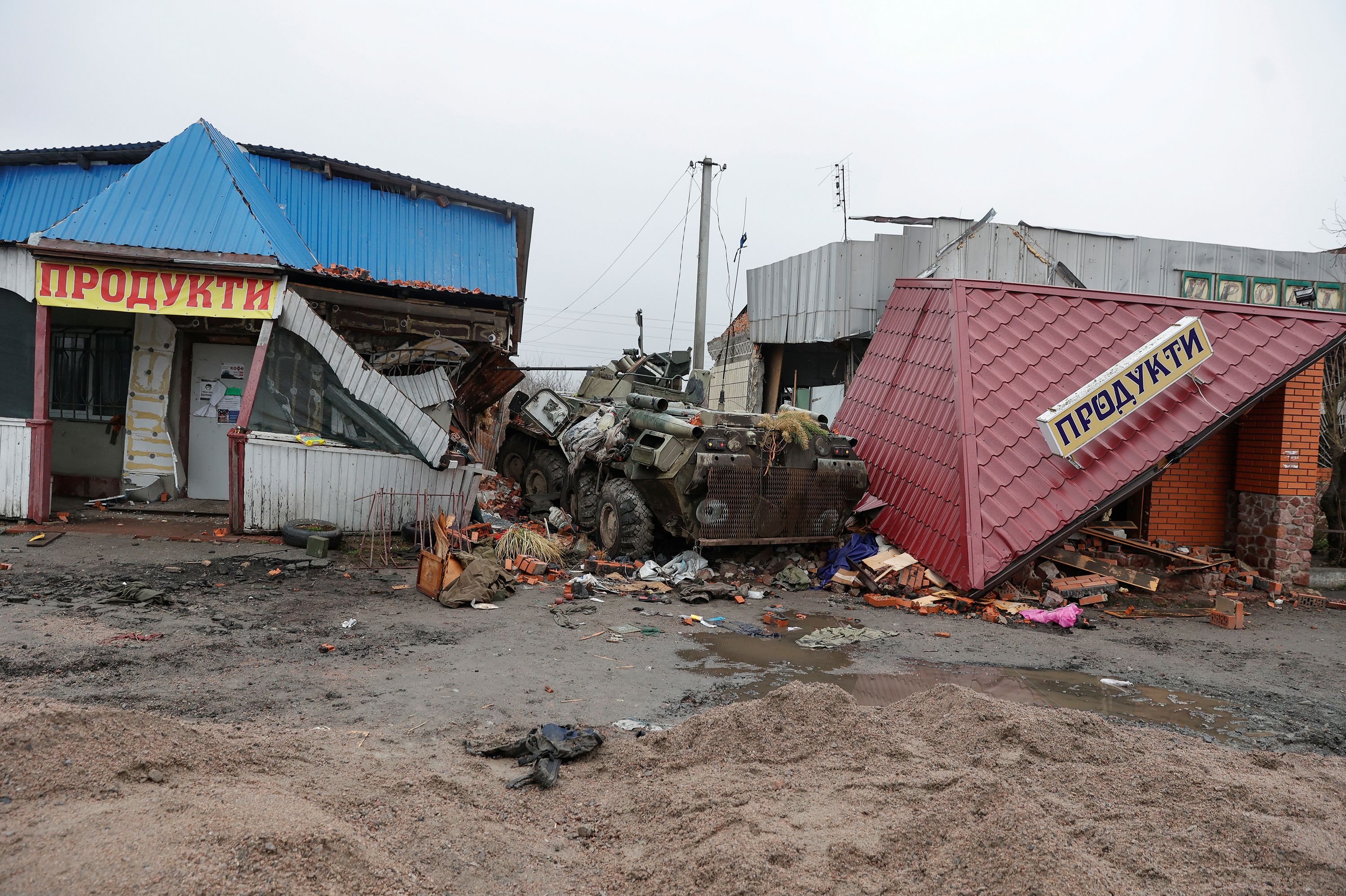 There have been 50,000 alleged war crimes in Ukraine. We worked to solve one 13 A damaged Russian BTR-82 is seen in the village of Nova Basan, Ukraine, on April 1.