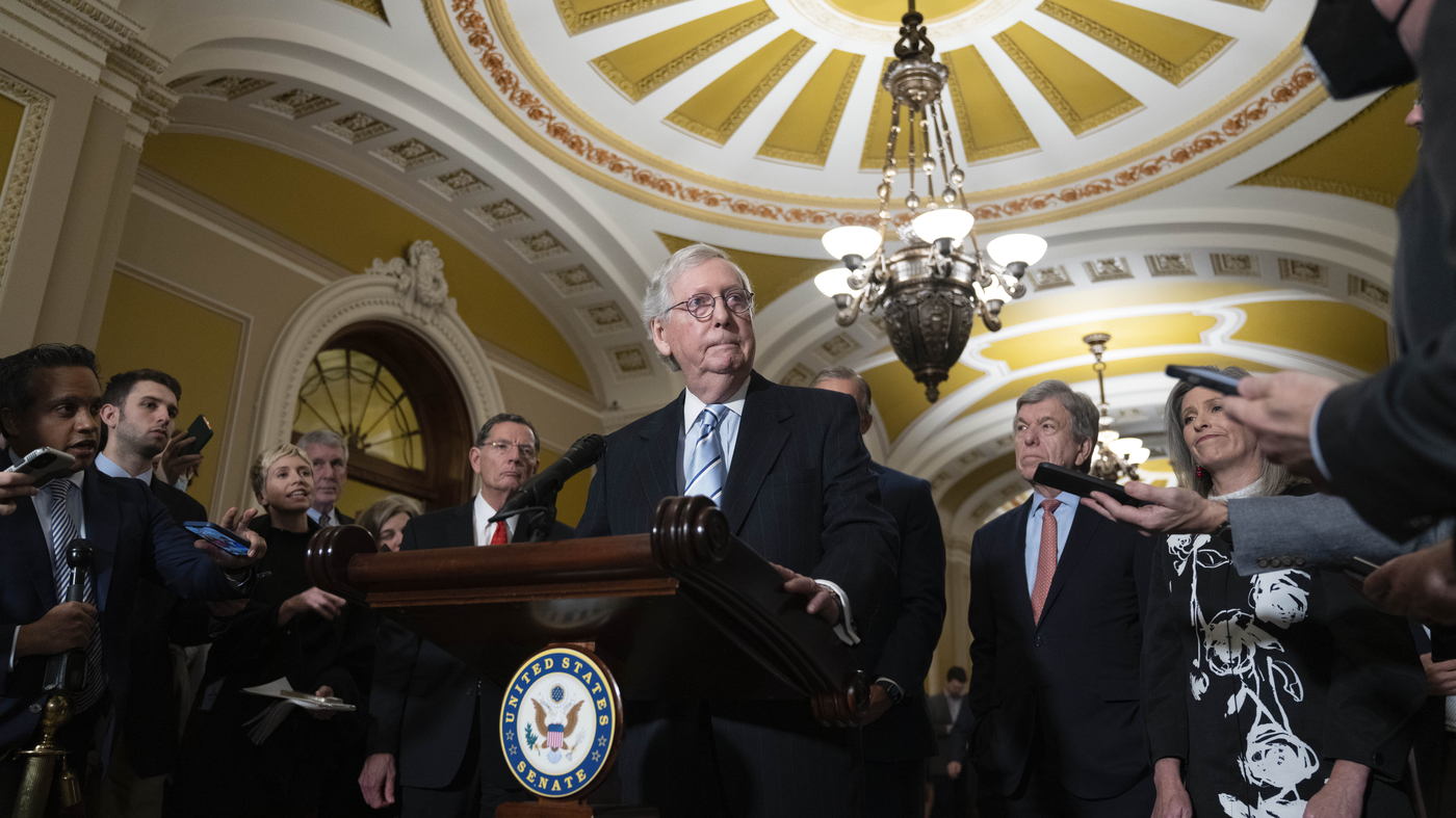 McConnell criticizes Trump's calls to terminate the Constitution McConnell criticizes Trump's calls to terminate the Constitution