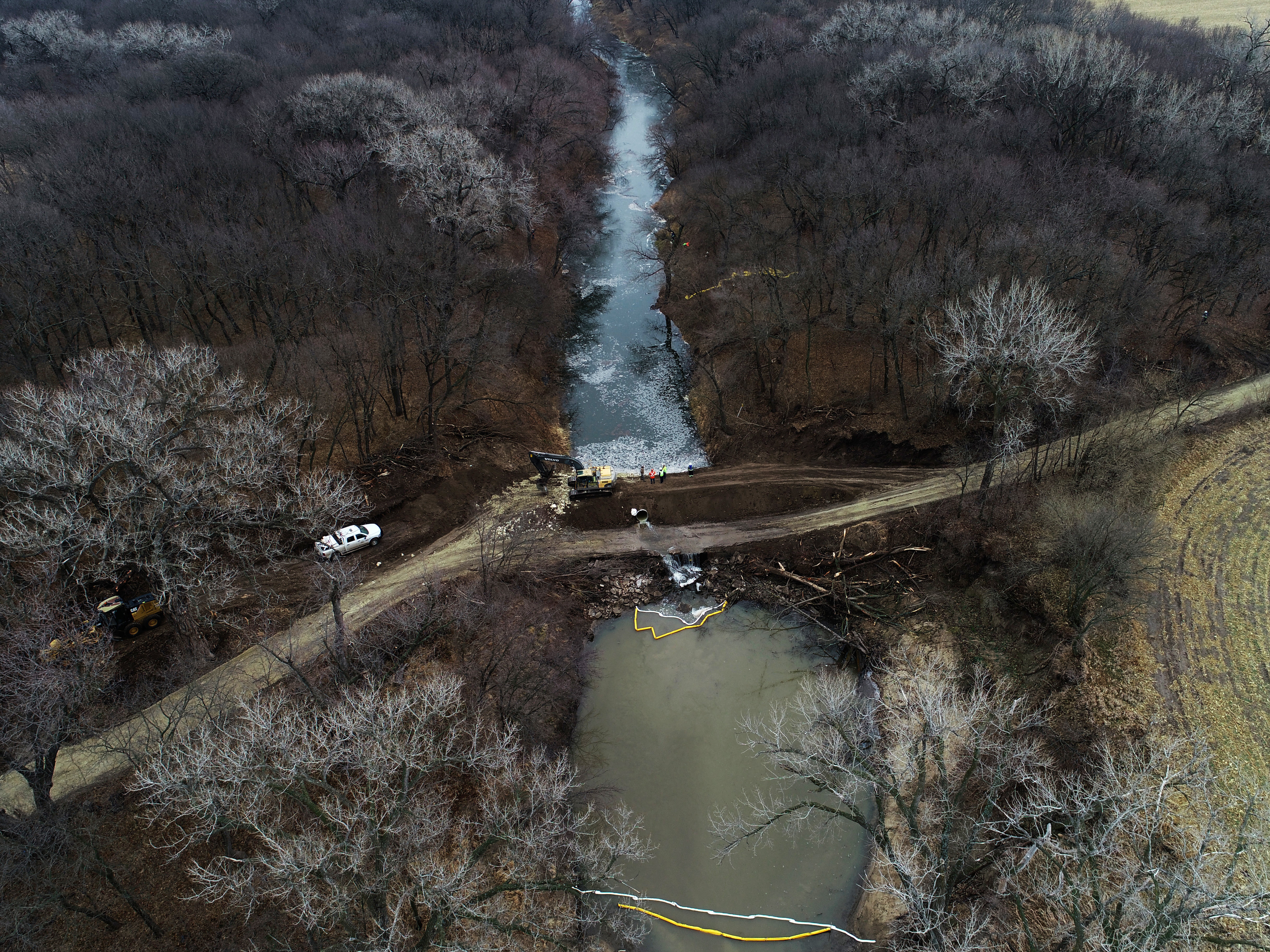 Kansas oil spill is Keystone pipeline's biggest ever, according to