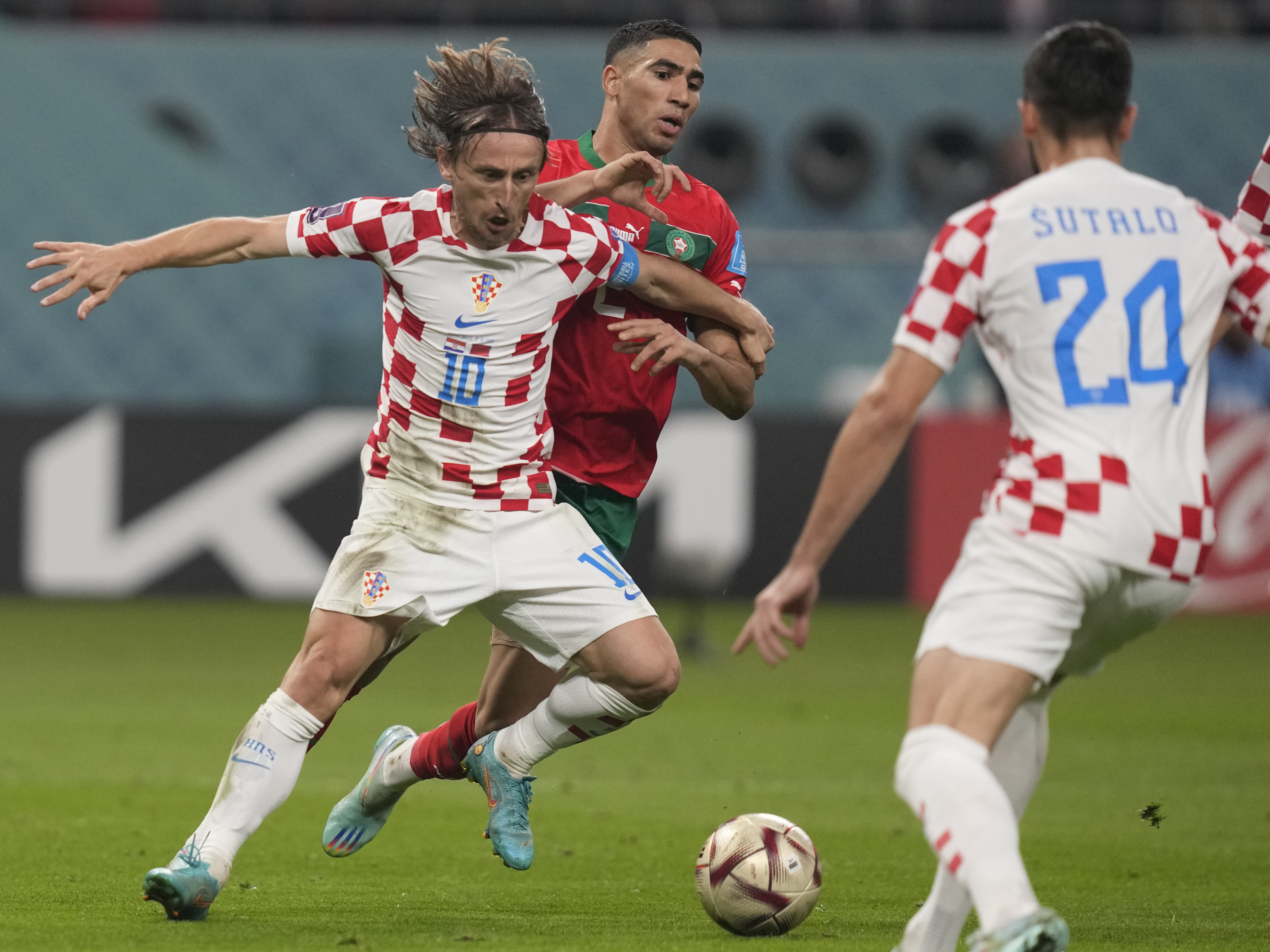 Luka Modric and Croatia seal third-place finish in his last World Cup game