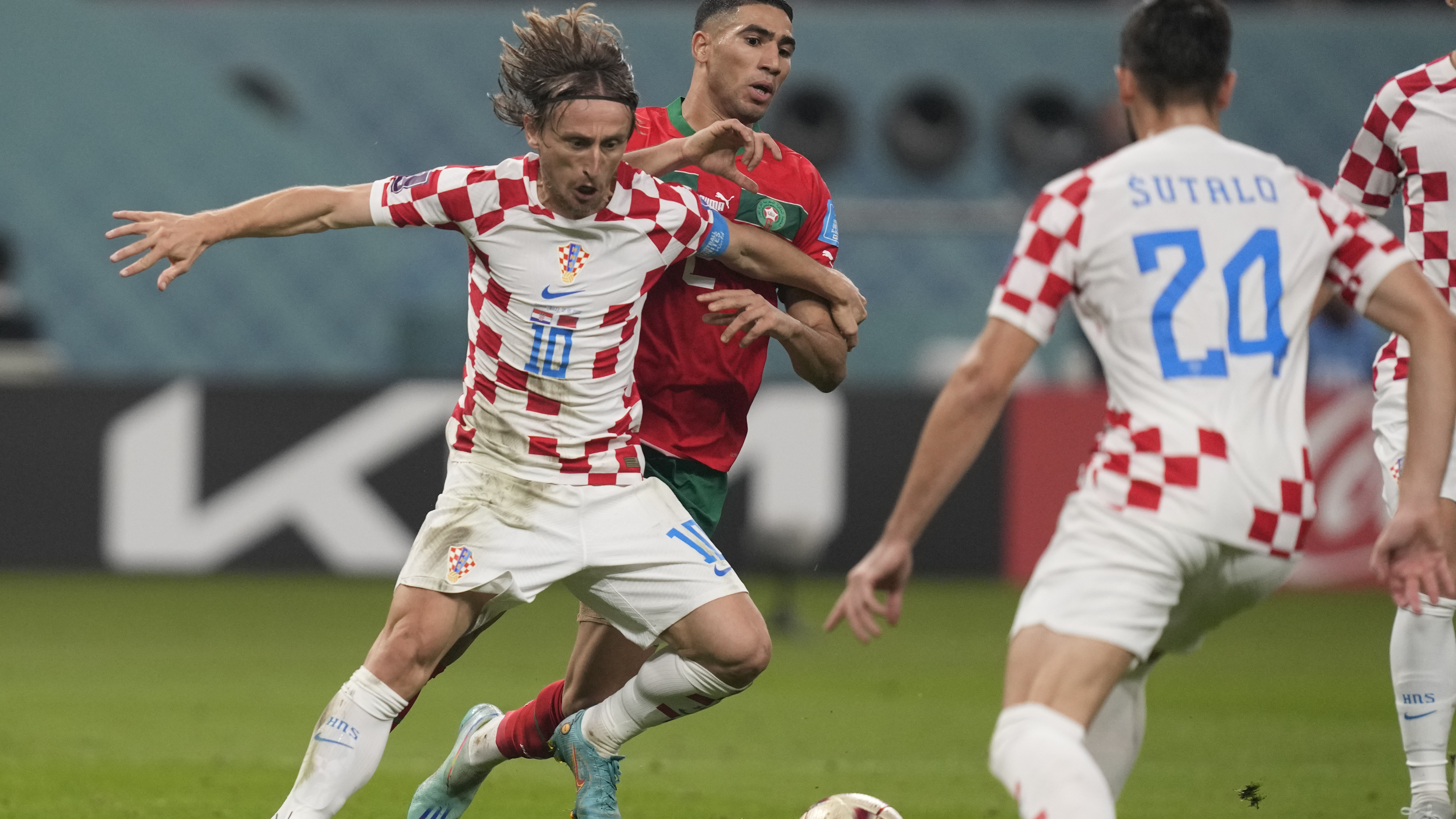 Croatia defeats Morocco 2-1 for third place title at World Cup