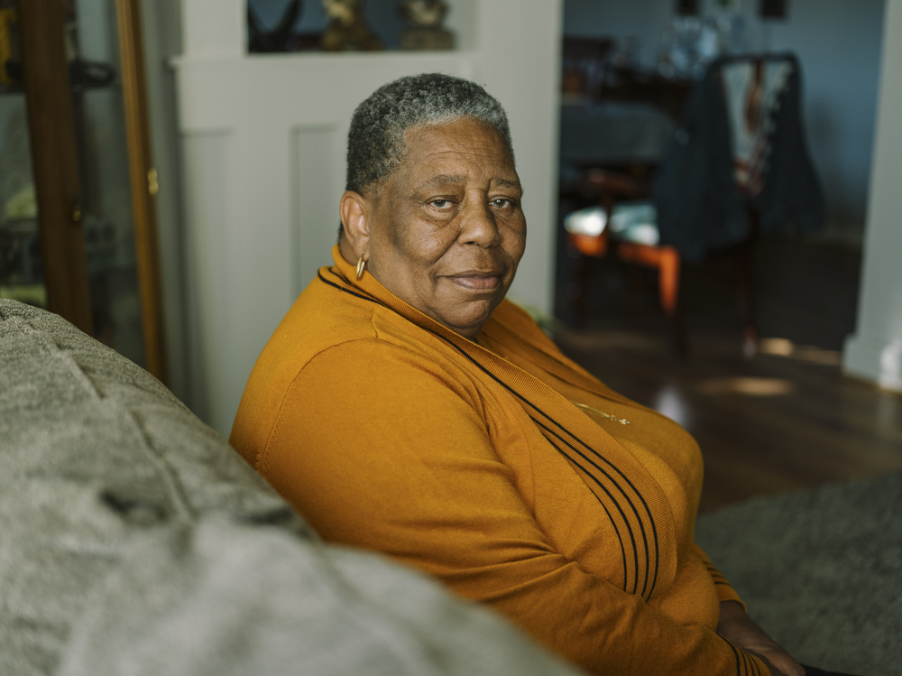 JoAnne Bland has been giving tours of Selma, Ala., for more than 30 years. Above, Bland is seen at her home in Selma on Dec. 15. (Lynsey Weatherspoon for NPR)
