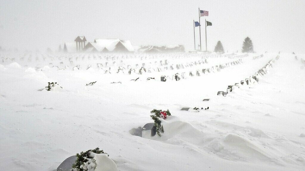 Winter storm, including bomb cyclone for Great Lakes, freezes most of the U.S. : NPR 2 ap22357001164237 wide 14824883c6c8babe23ca6e2b7f7b10bb07aab4f3 s1200