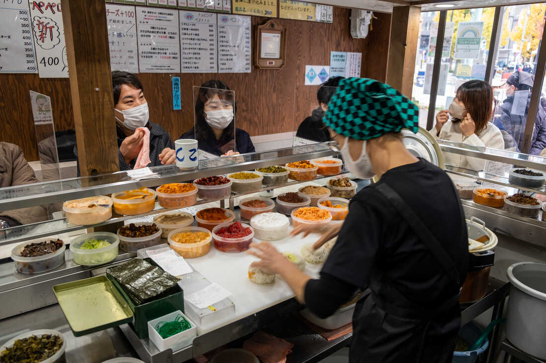 These onigiri or Japanese rice balls are so good, people wait