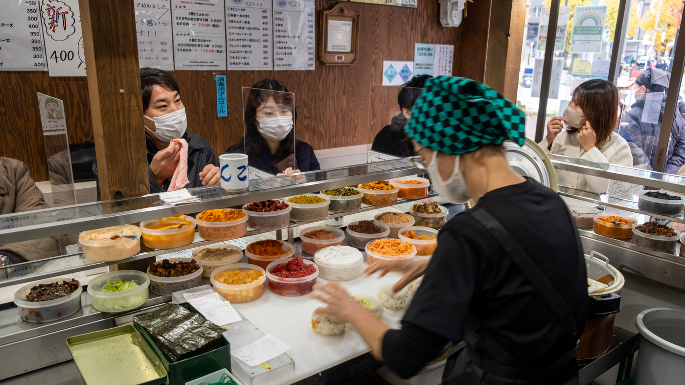 These onigiri or Japanese rice balls are so good, people wait hours for