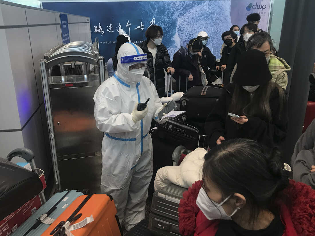 U.S. will require travelers from China to show negative COVID test before flight NPR