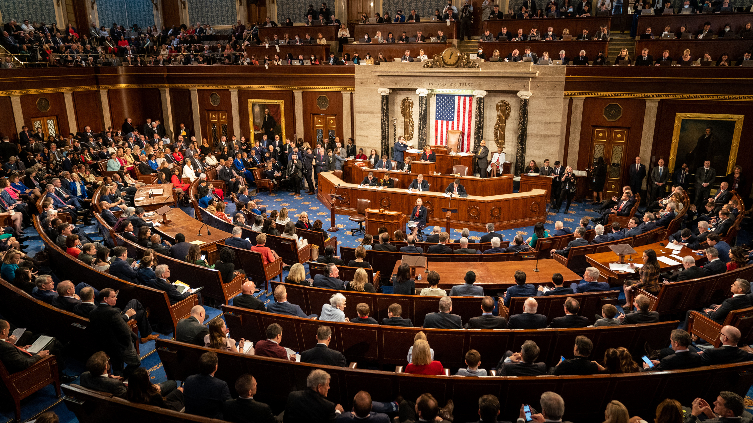 The House of Representatives holds a vote on speaker of the House on Jan. 3, the first day of the 118th Congress.