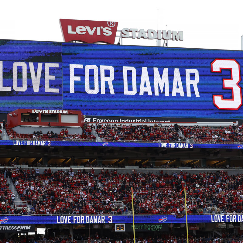 Buffalo Bills player Damar Hamlin discharged from hospital : NPR