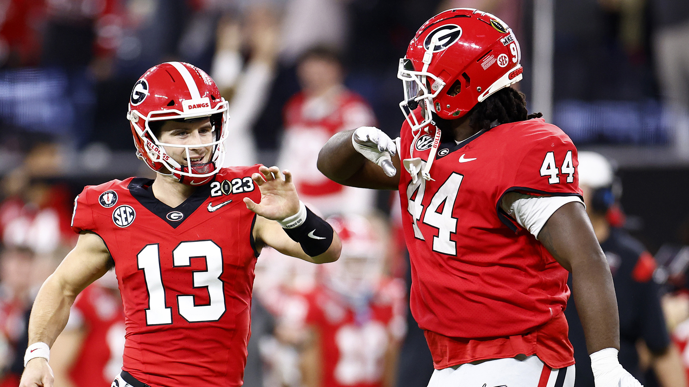 Georgia Bulldogs Beat TCU To Repeat As College Football Champions NPR