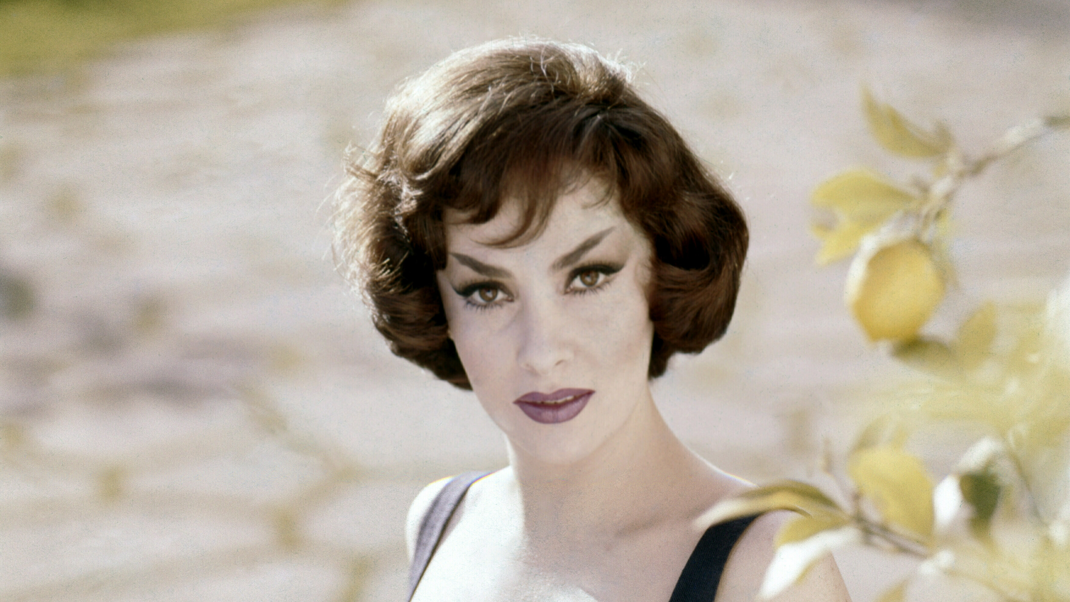 A photo taken in the 50s of Italian actress Gina Lollobrigida. Lollobrigida, who embodied the Italian stereotype of Mediterranean beauty and was dubbed "the most beautiful woman in the world" after the title of one her movies, has died at age 95.