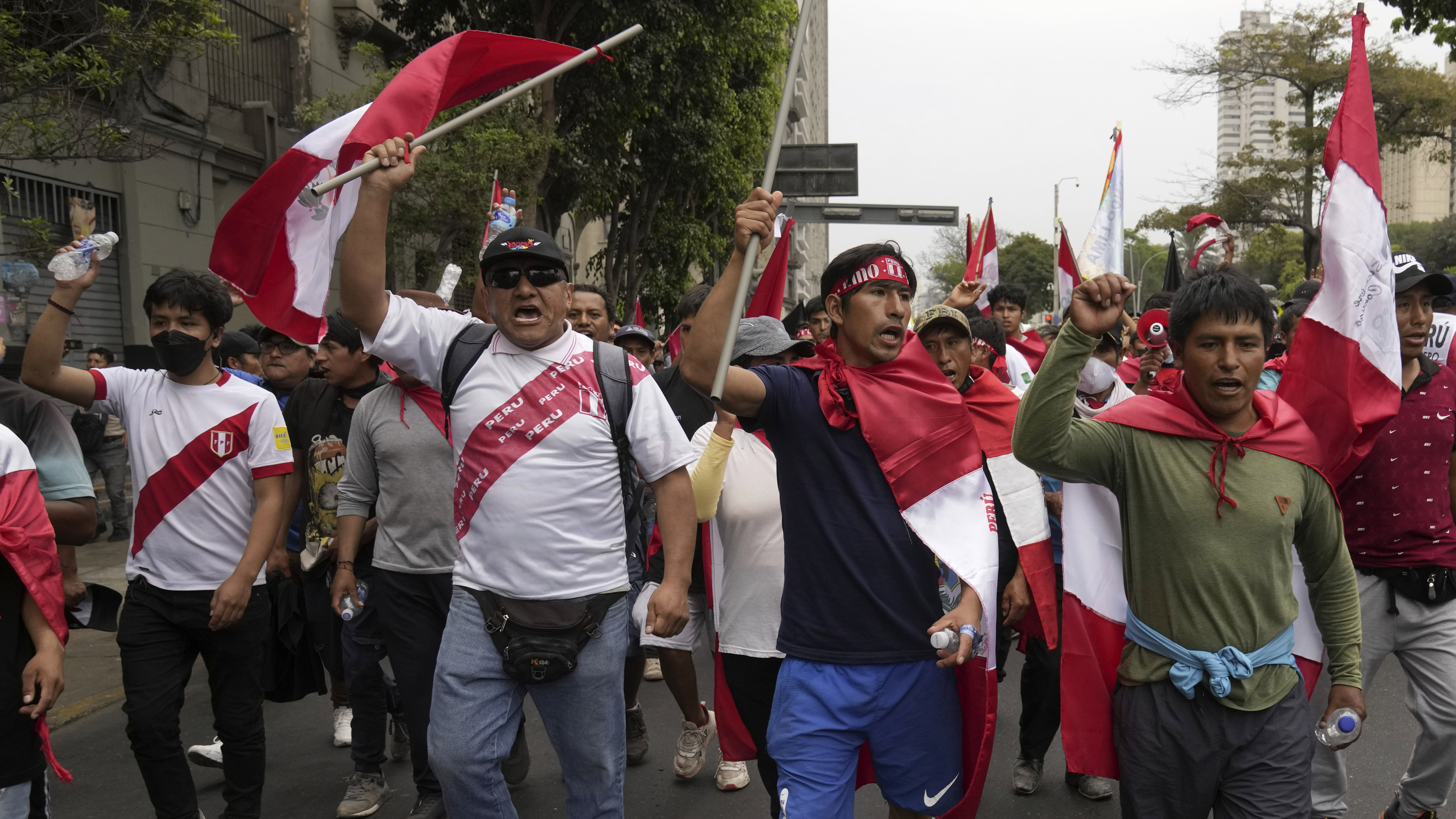 Peru is on edge as protesters converge on the capital