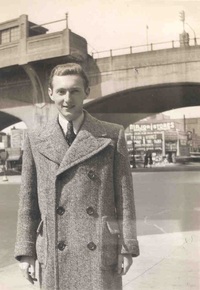 Walter Arlen in Chicago, pictured circa 1942.