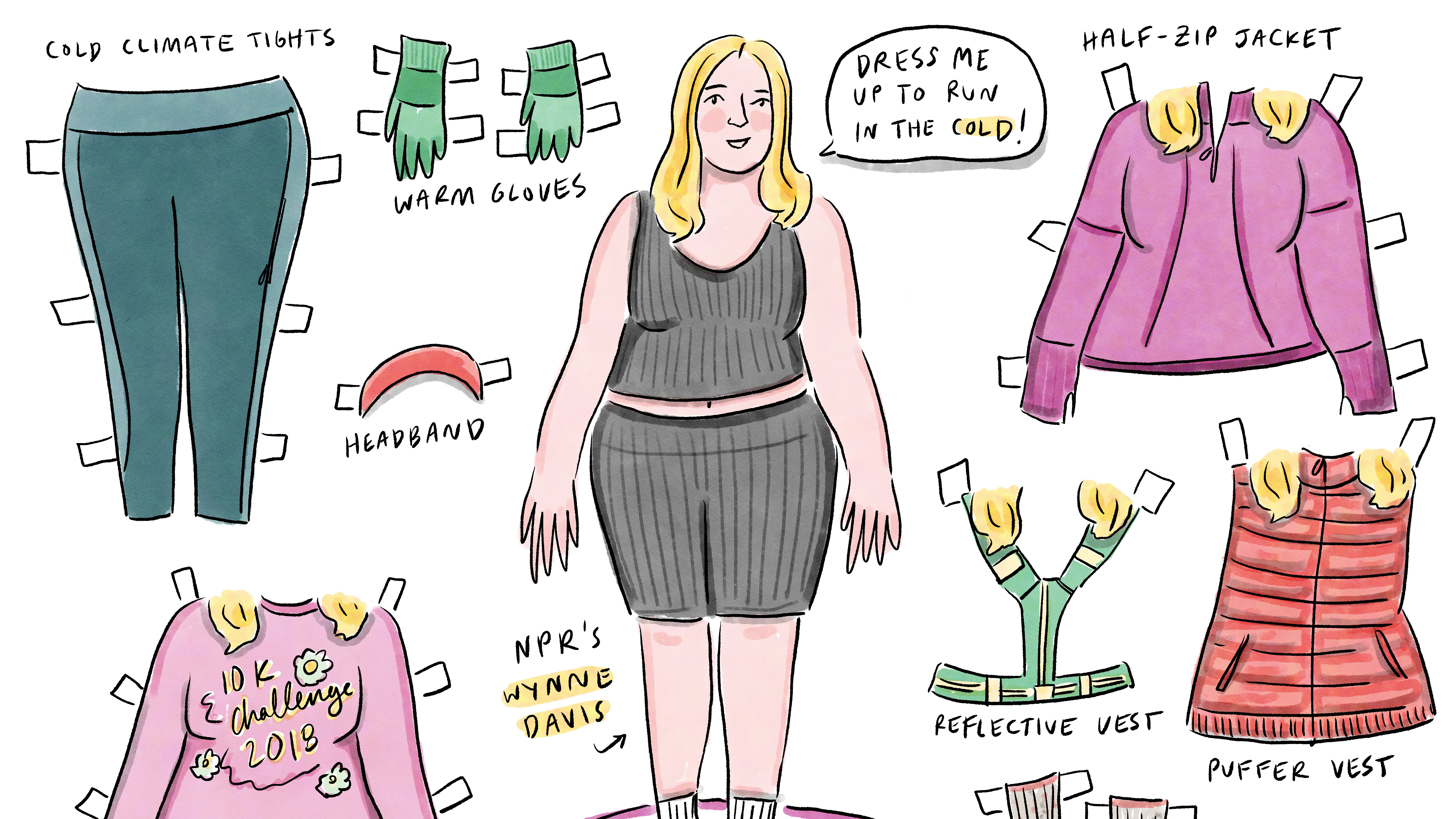 What should you wear to run in the cold? Build an outfit with this paper doll - Vimarsana News