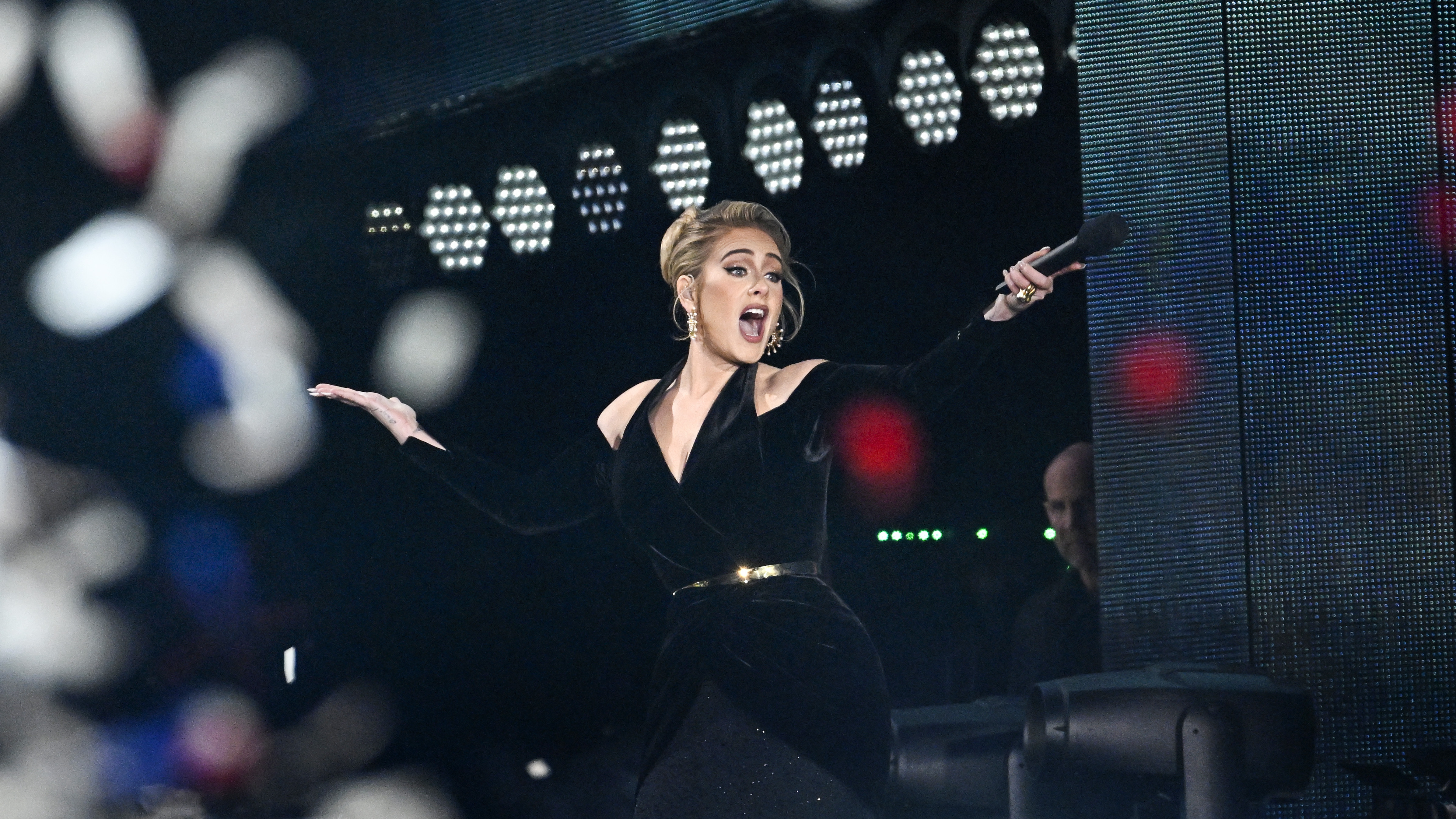 Adele, performing here in July 2022, has swept the album, record and song of the year categories each of the last two times she was nominated for all three. She's got a chance to do it for a third time this year